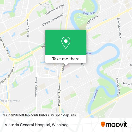 Victoria General Hospital map