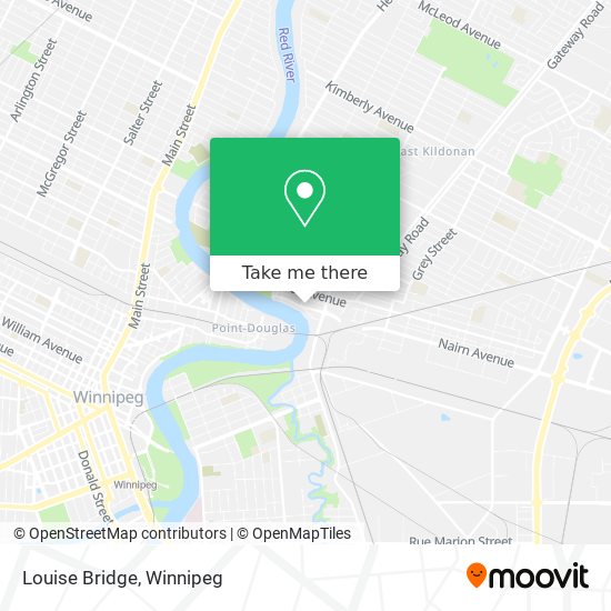 Louise Bridge map