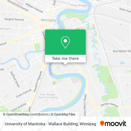 University of Manitoba - Wallace Building map