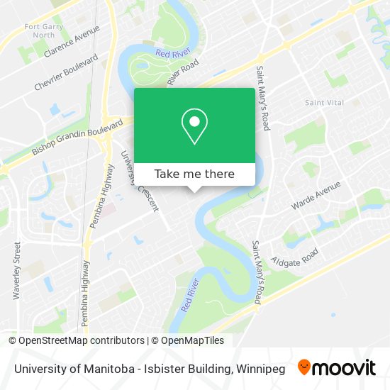 University of Manitoba - Isbister Building map