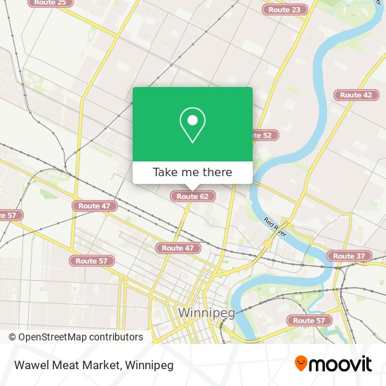 Wawel Meat Market map