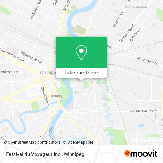 Festival du Voyageur Inc. map