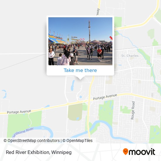 Red River Exhibition map