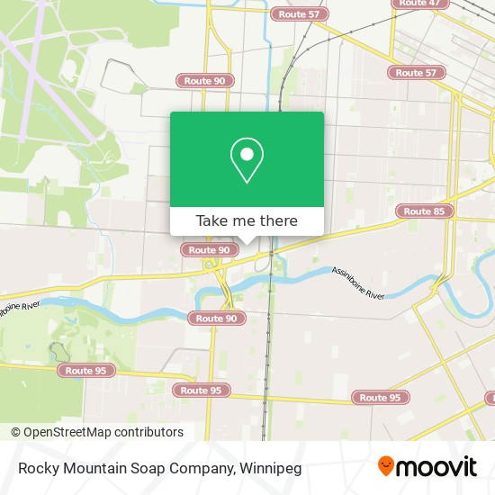 Rocky Mountain Soap Company map