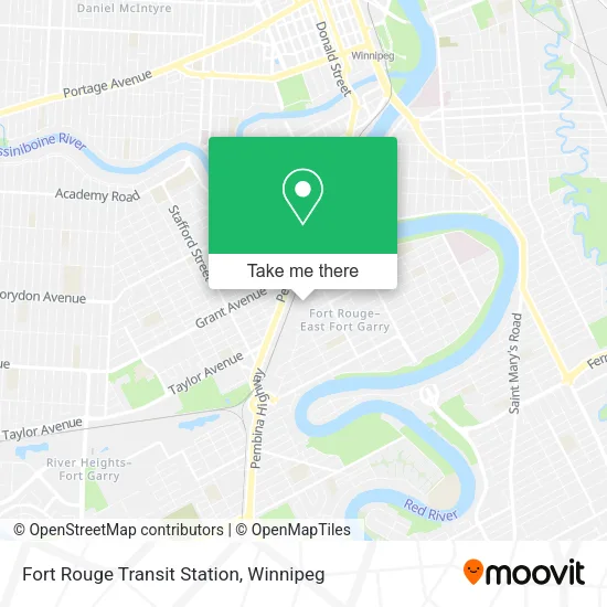 Fort Rouge Transit Station map