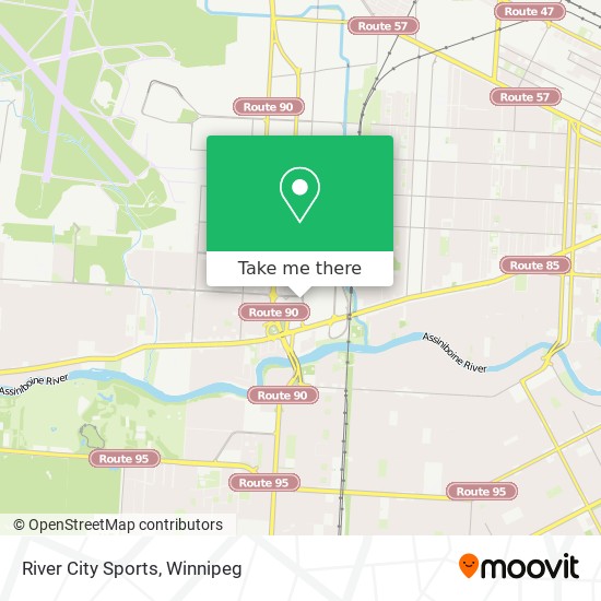 River City Sports map