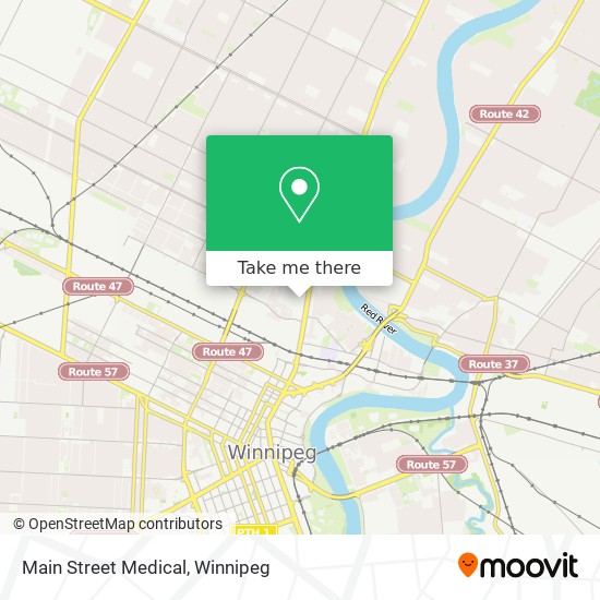 Main Street Medical map