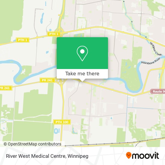 River West Medical Centre map