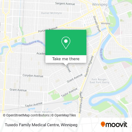 Tuxedo Family Medical Centre map
