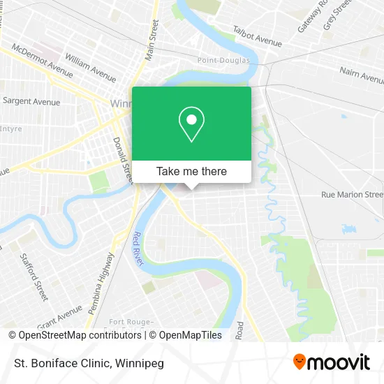 St. Boniface Clinic map