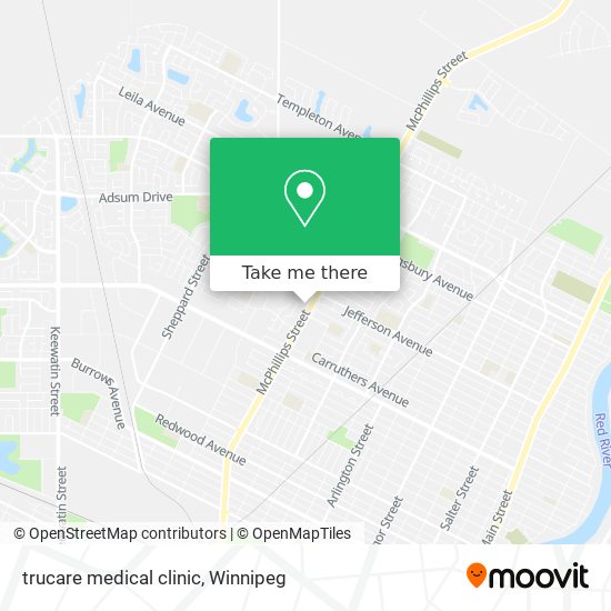 trucare medical clinic map