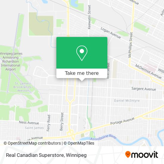 Real Canadian Superstore map