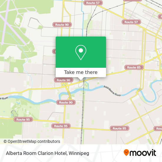 Alberta Room Clarion Hotel map