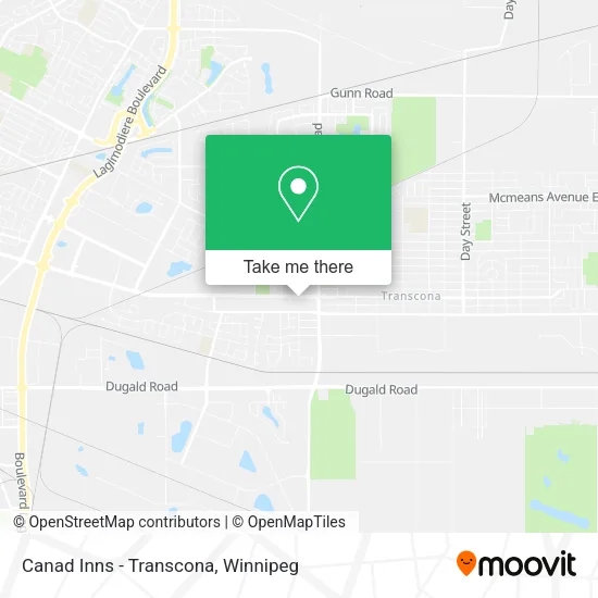Canad Inns - Transcona map