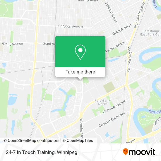 24-7 In Touch Training map