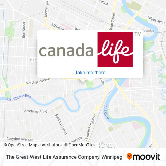 The Great-West Life Assurance Company map