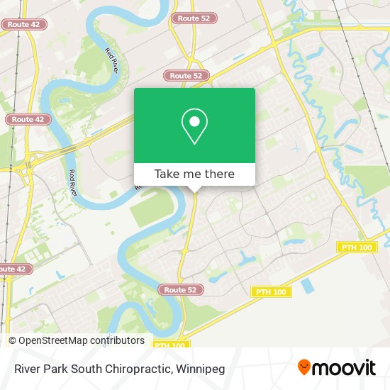 River Park South Chiropractic map