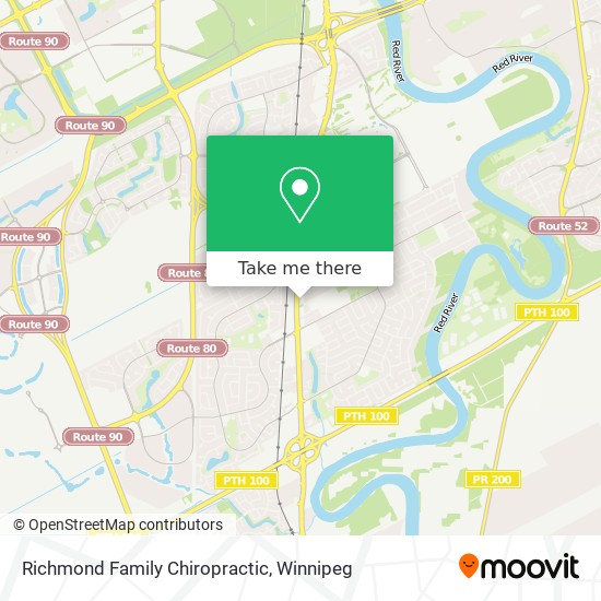 Richmond Family Chiropractic map