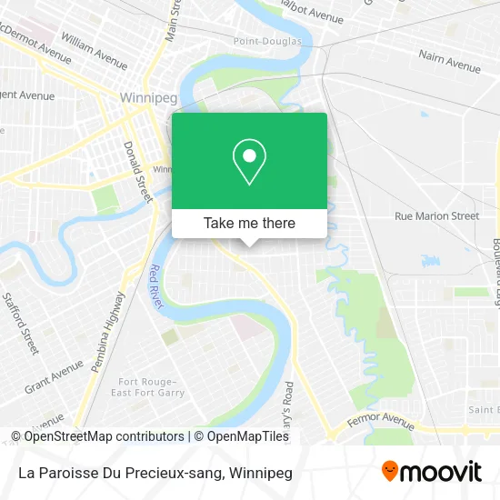 La Paroisse Du Precieux-sang map