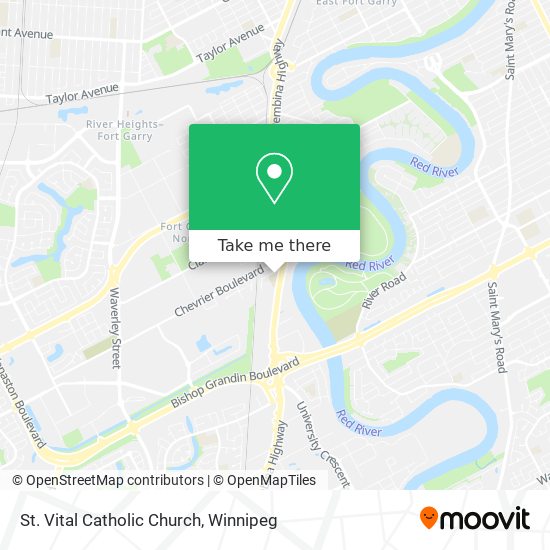 St. Vital Catholic Church map