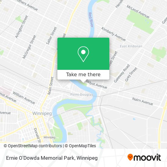 Ernie O'Dowda Memorial Park map