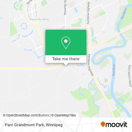 Parc Grandmont Park map