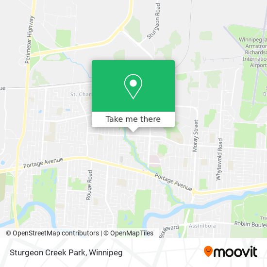 Sturgeon Creek Park map