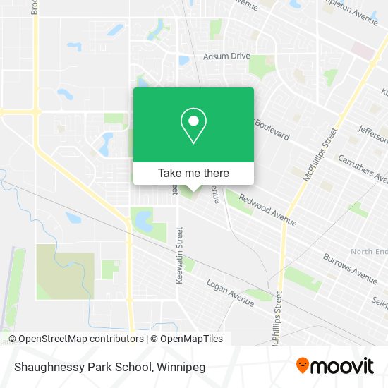 Shaughnessy Park School map