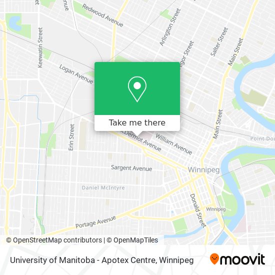 University of Manitoba - Apotex Centre map