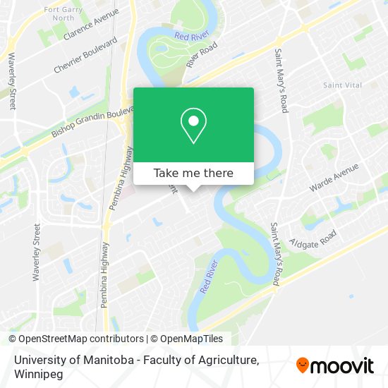 University of Manitoba - Faculty of Agriculture plan