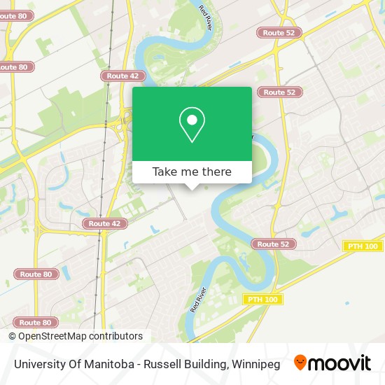 University Of Manitoba - Russell Building map