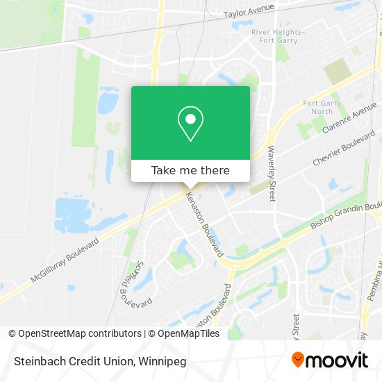 Steinbach Credit Union map