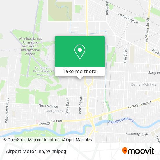 Airport Motor Inn map