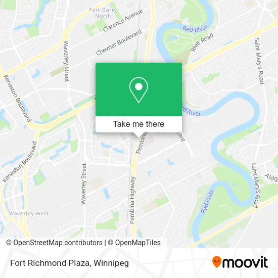 Fort Richmond Plaza map