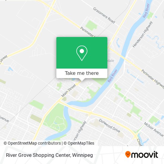 River Grove Shopping Center map