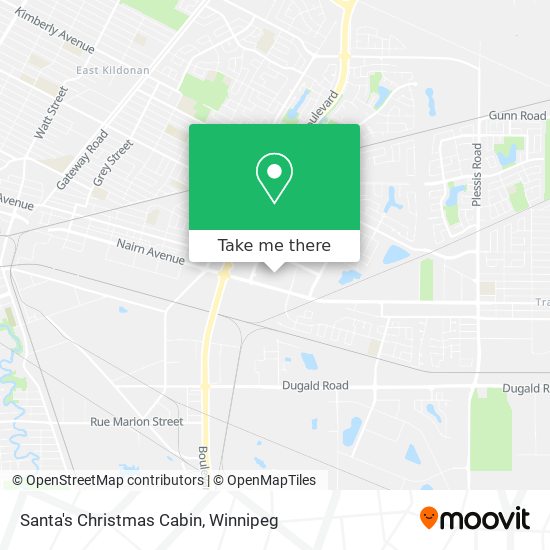 Santa's Christmas Cabin map