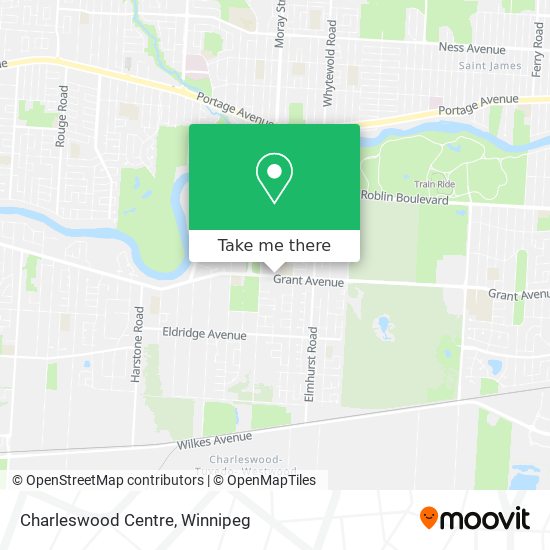 Charleswood Centre map