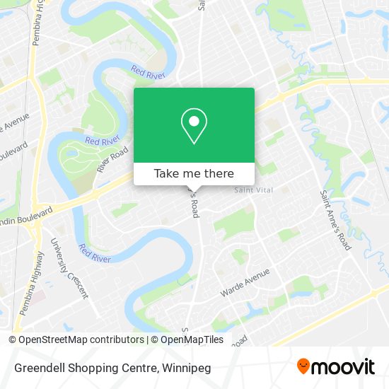 Greendell Shopping Centre map