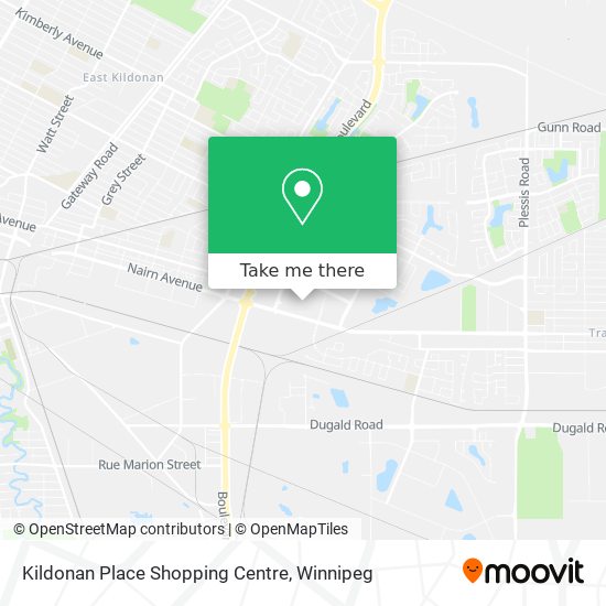 Kildonan Place Shopping Centre map