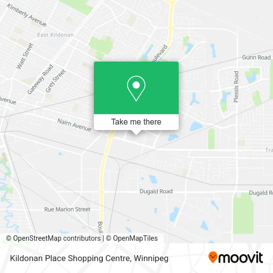 Kildonan Place Shopping Centre map
