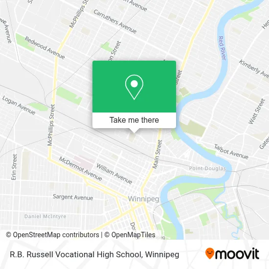 R.B. Russell Vocational High School map