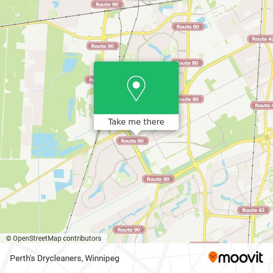 Perth's Drycleaners map