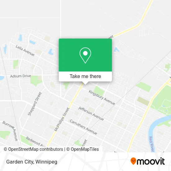 Garden City map