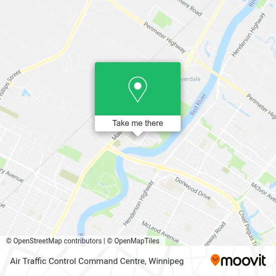 Air Traffic Control Command Centre map