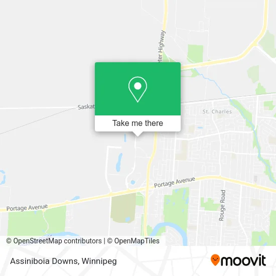 Assiniboia Downs map