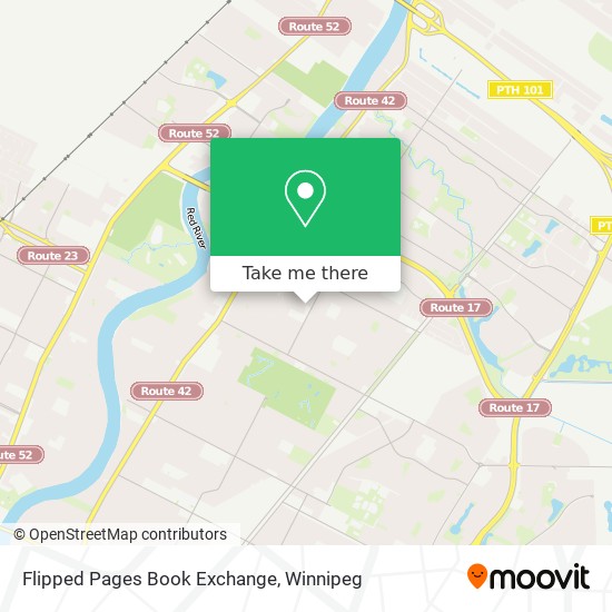 Flipped Pages Book Exchange map