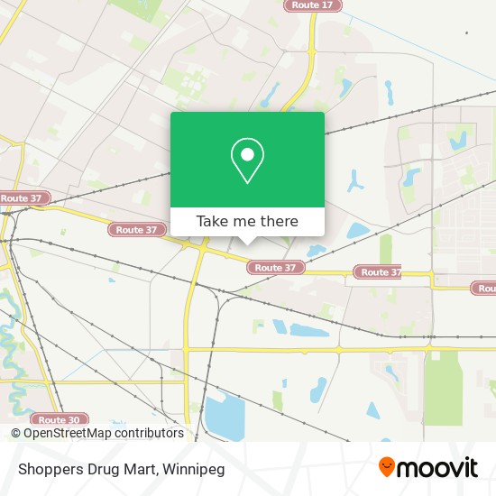 Shoppers Drug Mart map