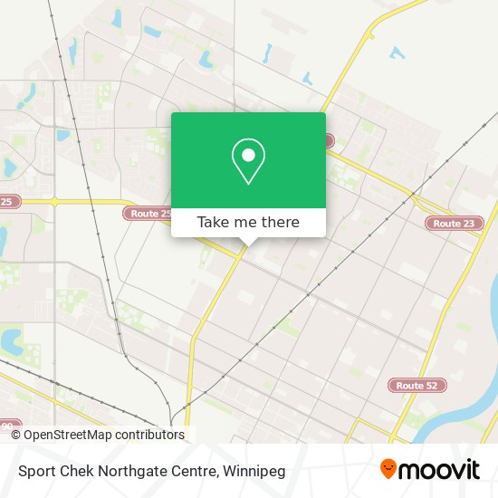 Sport Chek Northgate Centre map