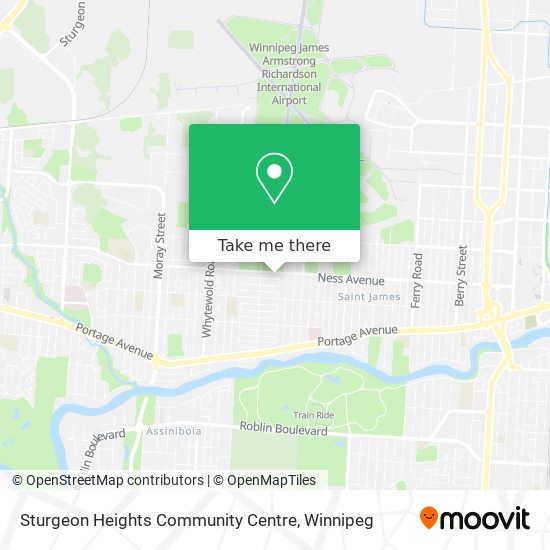 Sturgeon Heights Community Centre map