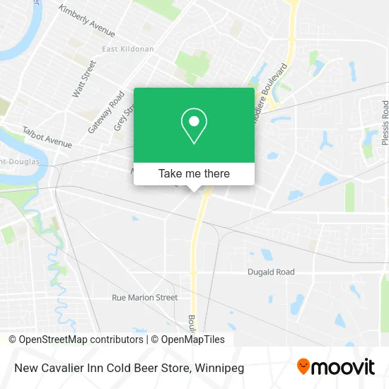 New Cavalier Inn Cold Beer Store plan